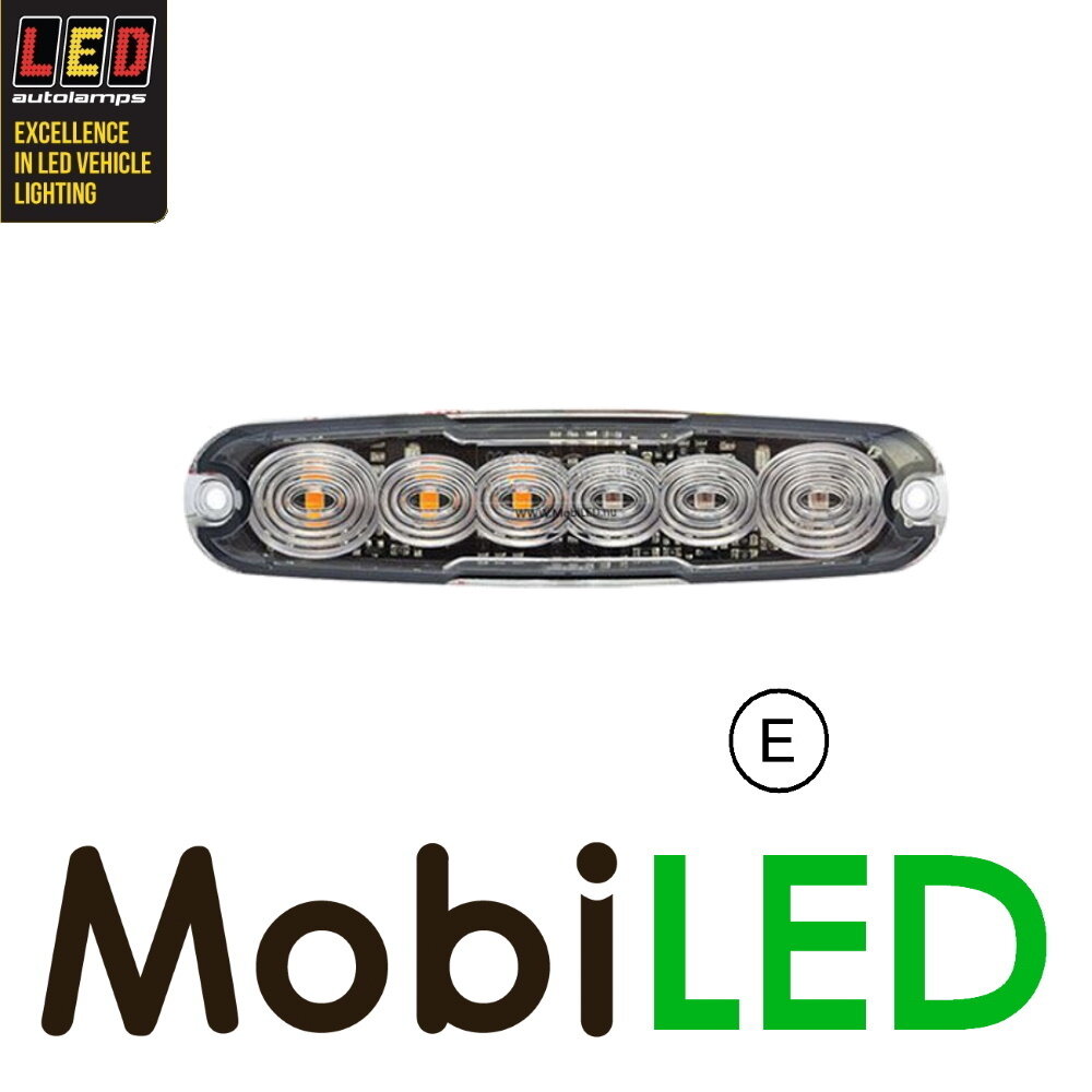 LED autolamps Feu arrière LED 12ARM 3 fonctions 12-24V E-marque rectangulaire LED autolamps Feu arrière LED 12ARM 3 fonctions 12-24V E-marque rectangulaire