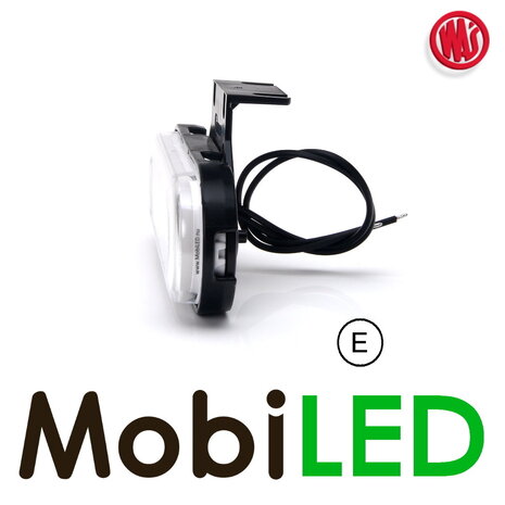 WAS LED Side marking "NEON" edge round white E-mark WAS LED Side marking "NEON" edge round white E-mark