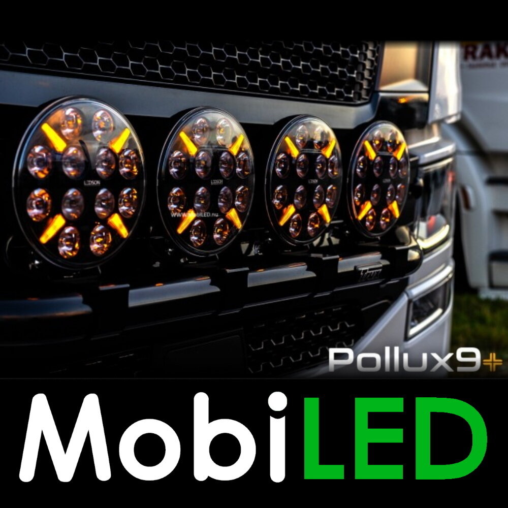 LEDSON Pollux9+ 9" 120 W Spotlight with position light white/amber