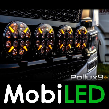 LEDSON Pollux9+ 9" 120 W Spotlight with position light white/amber