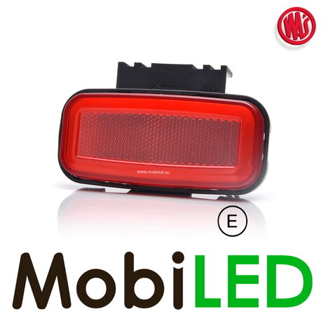 WAS LED side marking "NEON" edge red - E-mark WAS LED side marking "NEON" edge red - E-mark