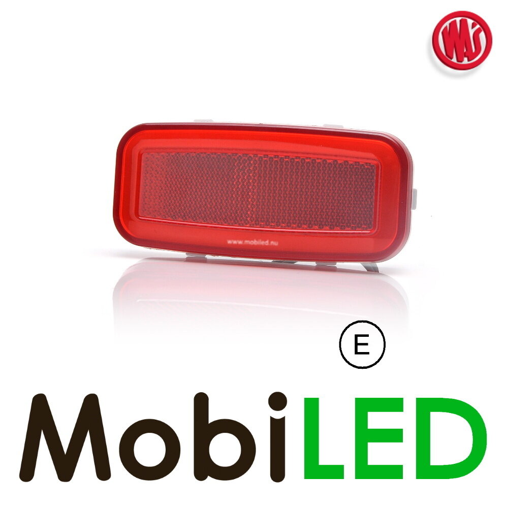 WAS LED zijmarkering "NEON" rand rood - E-keur WAS LED zijmarkering "NEON" rand rood - E-keur