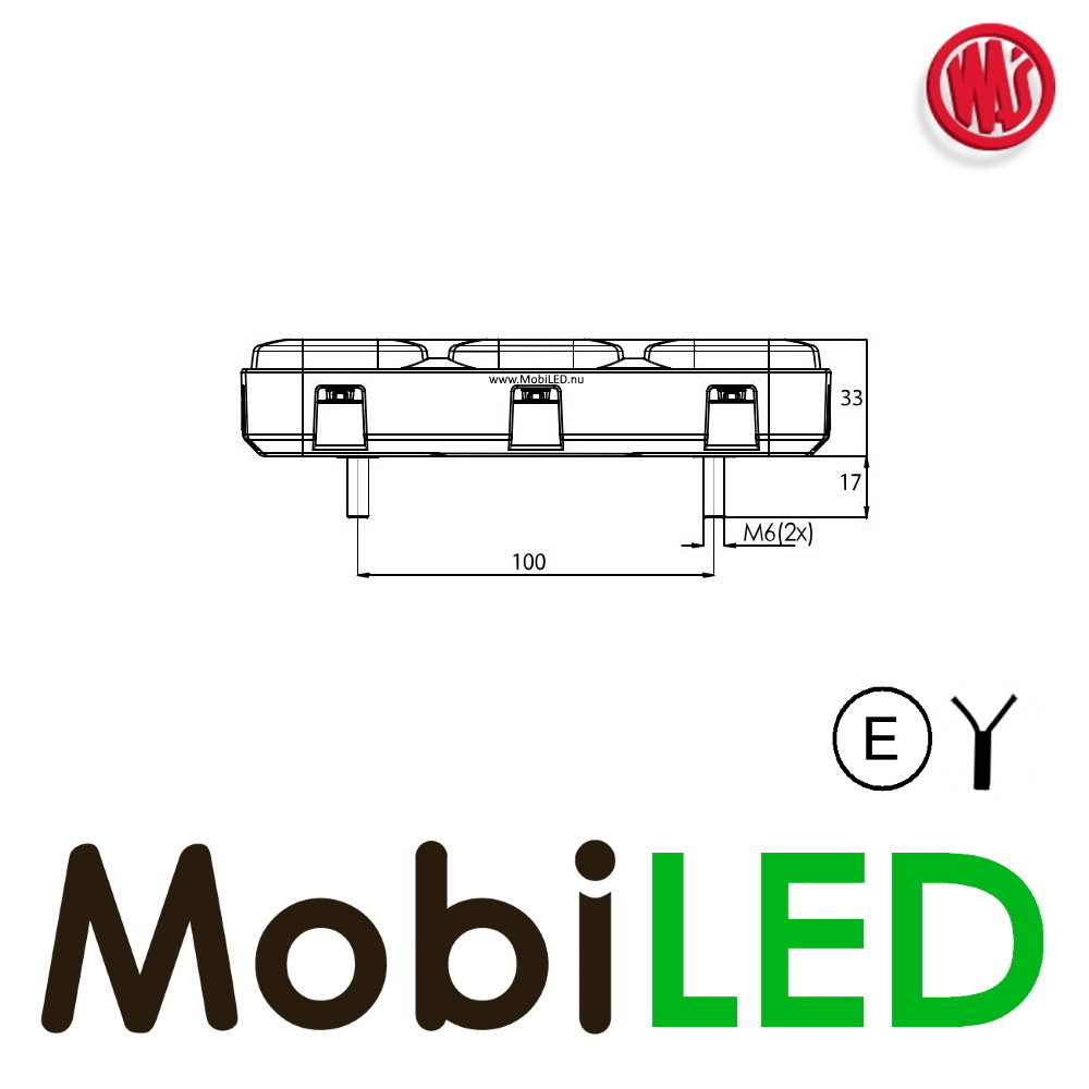 WAS WAS 227 Serie Achterlicht 5 functies en reflector WAS WAS 227 Serie Achterlicht 5 functies en reflector