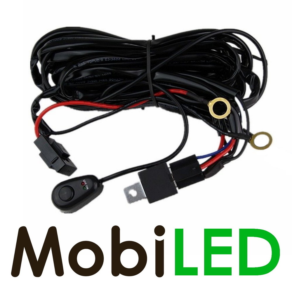 Actieset: 126w combo beam LED bar + aansluitset + bumpersteun