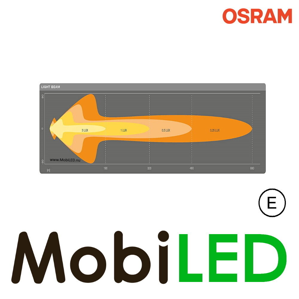 OSRAM MX250-CB Barre lumineuse 45 W 356 mm feu de position combi OSRAM MX250-CB Barre lumineuse 45 W 356 mm feu de position combi