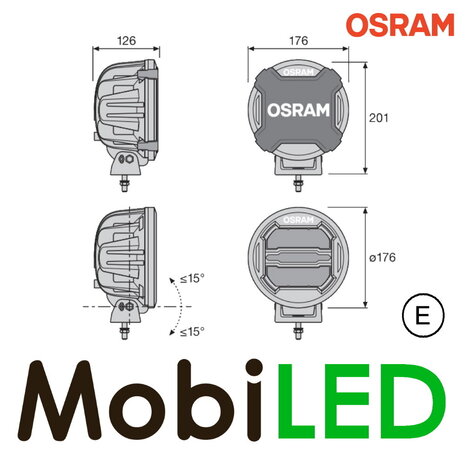OSRAM MX180-CB Combo Rond 39 watts E-marque OSRAM MX180-CB Combo Rond 39 watts E-marque