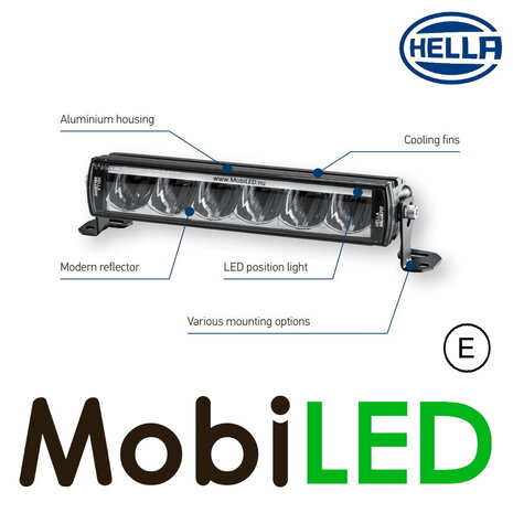 Hella Hella LBE 160 Barre lumineuse 17  watts 196 mm E-marque