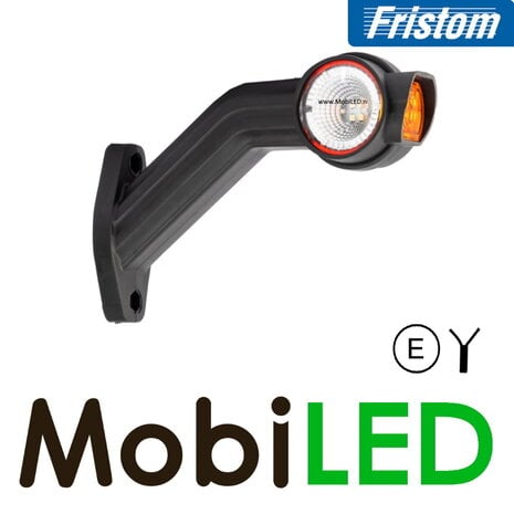 Fristom Lampe à suspension Modèle coudé Gauche E-mark Rouge-Ambre-Blanc 12-24 volts