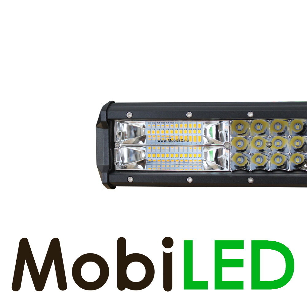 Combo bar wit / amber 216W-82cm Combo bar wit / amber 216W-82cm