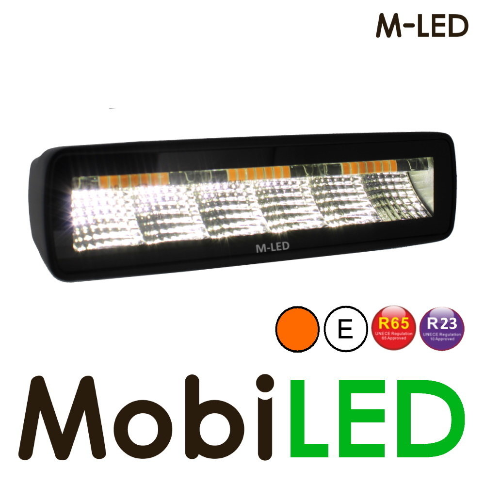 M-LED M-LED Sergeant Dark look, design sans bords avec flash E-marque M-LED M-LED Sergeant Dark look, design sans bords avec flash E-marque