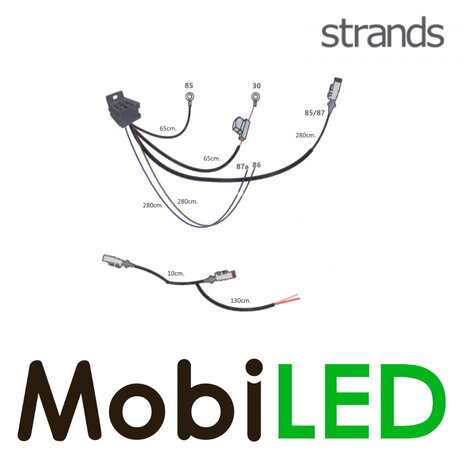 Strands Cableset Siberia 1x DT-connector Strands Cableset Siberia 1x DT-connector