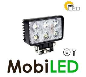 TruckLED Lampe de travail 18W rectangulaire TruckLED Lampe de travail 18W rectangulaire