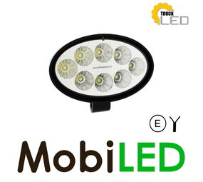 TruckLED E-Keur 24 watt werklamp ovaal TruckLED E-Keur 24 watt werklamp ovaal