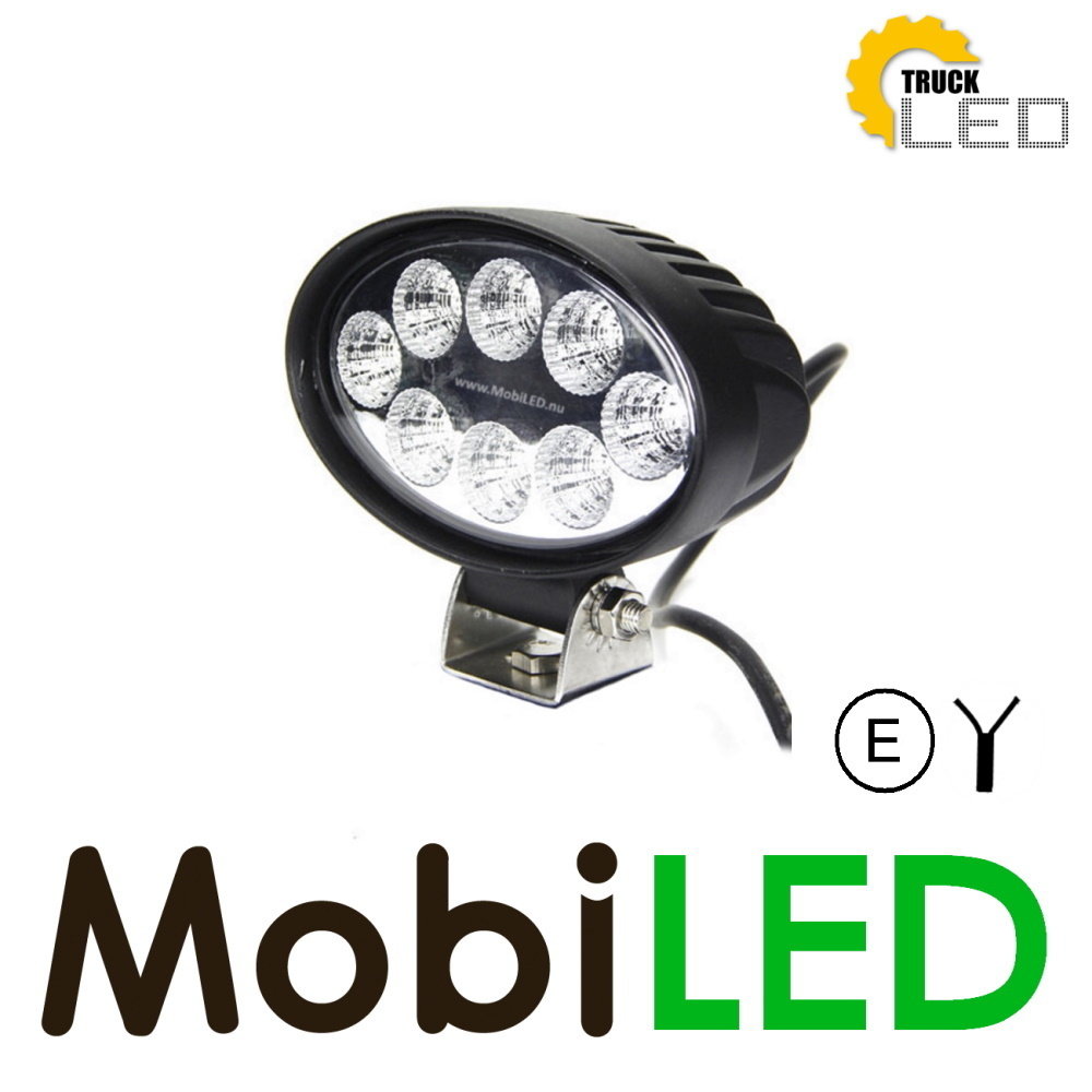 TruckLED Lampe de travail 24 watt ovale