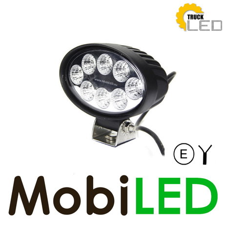 TruckLED Werklamp 24 watt ovaal TruckLED Werklamp 24 watt ovaal