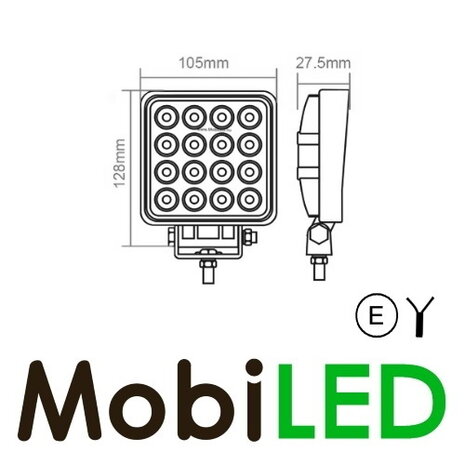 32 watt Graphene flat work lamp E-mark 32 watt Graphene flat work lamp E-mark