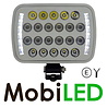 Ultra platte werklamp 66W met H4 connector grijs Ultra platte werklamp 66W met H4 connector grijs