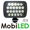 Ultra platte werklamp 66W met H4 connector grijs Ultra platte werklamp 66W met H4 connector grijs