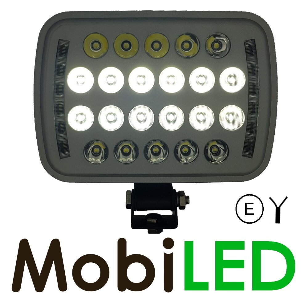 Lampe de travail très fine 66W avec connecteur H4 gris Lampe de travail très fine 66W avec connecteur H4 gris