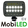Ultra platte werklamp 66W met H4 connector grijs Ultra platte werklamp 66W met H4 connector grijs