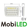 Ultra platte werklamp 66W met H4 connector grijs Ultra platte werklamp 66W met H4 connector grijs