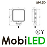 M-LED M-LED Werklamp 12 watt 9-32 volt