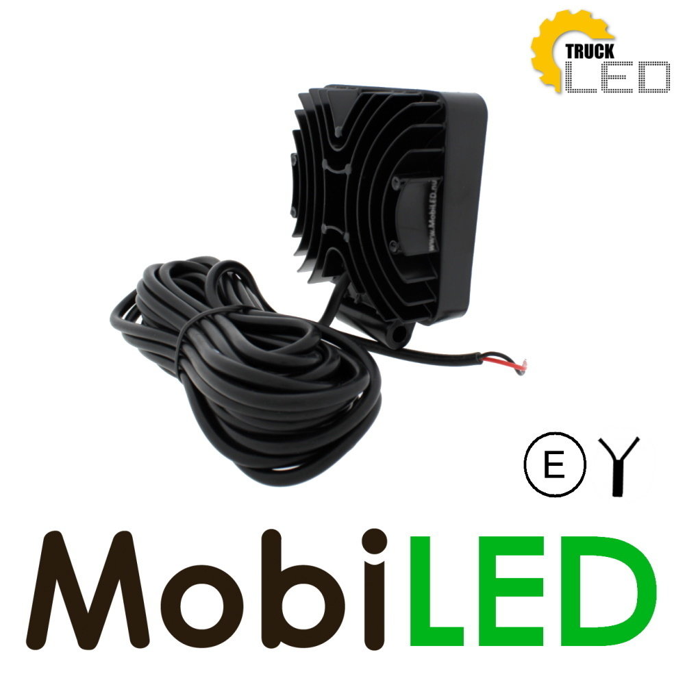 E-Keur 27watt werklamp vierkant 7m kabel E-Keur 27watt werklamp vierkant 7m kabel