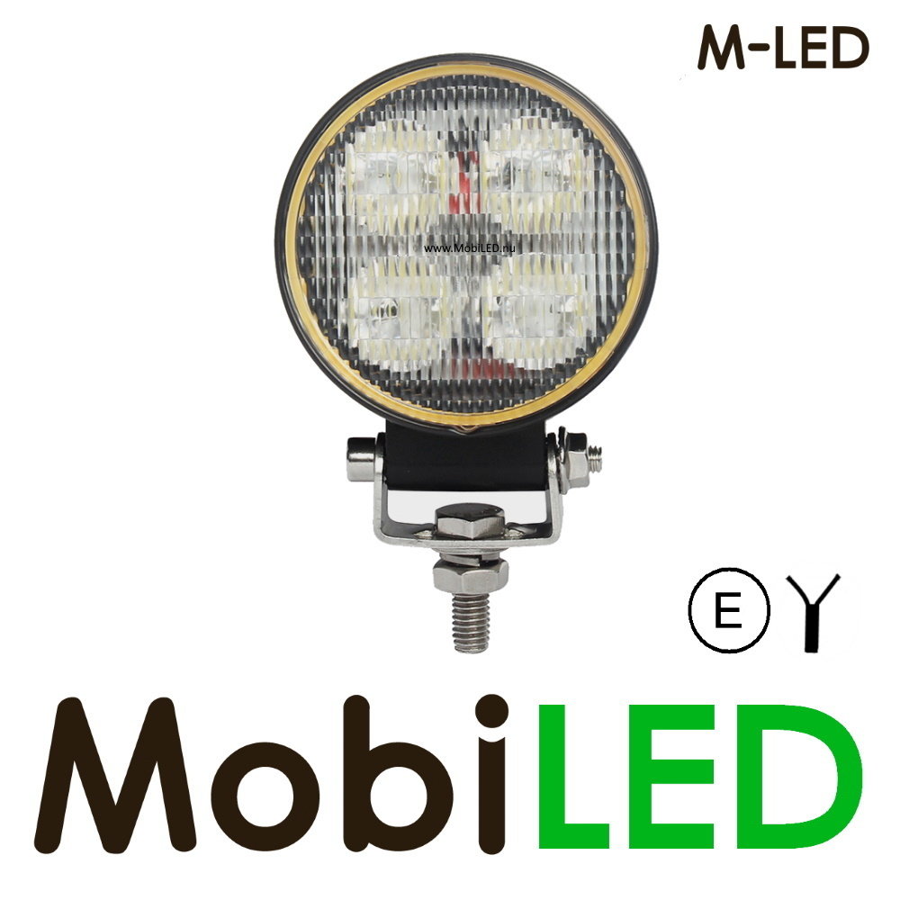 M-LED Work lamp 20 watt round E-mark M-LED Work lamp 20 watt round E-mark