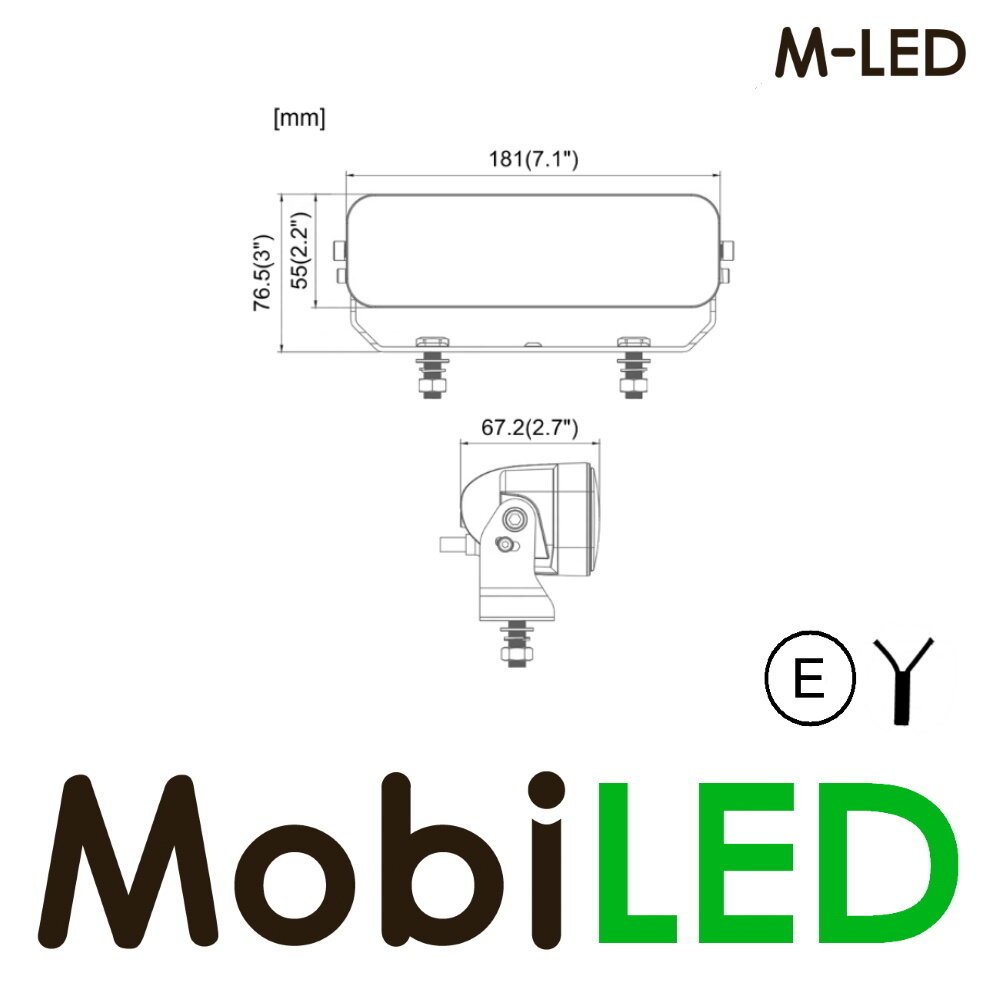 M-LED M-LED Work lamp 30 watt E-mark M-LED M-LED Work lamp 30 watt E-mark