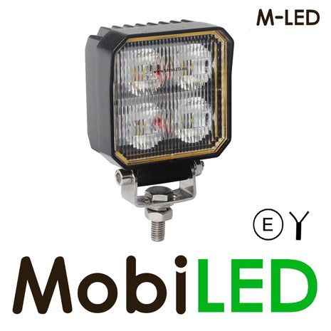 M-LED Werklamp 20 Watt vierkant E-keur M-LED Werklamp 20 Watt vierkant E-keur