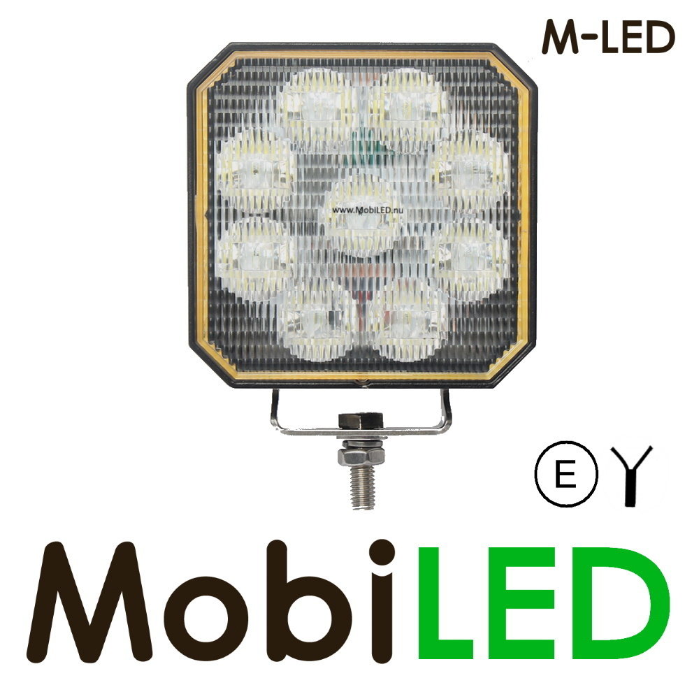 M-LED Work lamp 35 watt square E-mark M-LED Work lamp 35 watt square E-mark