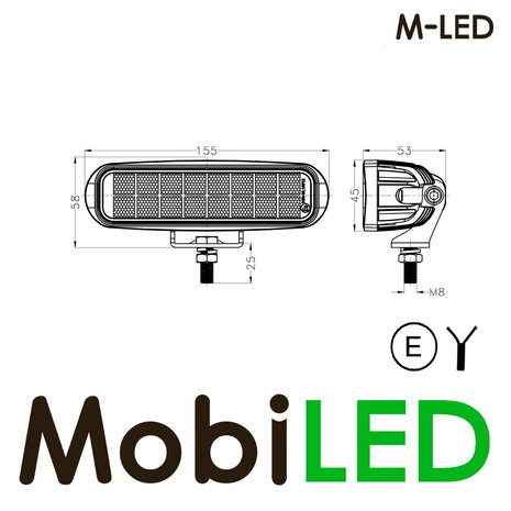 M-LED M-LED work light 16 watt 9-32 volt M-LED M-LED work light 16 watt 9-32 volt
