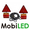 Aanhanger magneet achterlicht set 7,5m kabel 7-polige stekker
