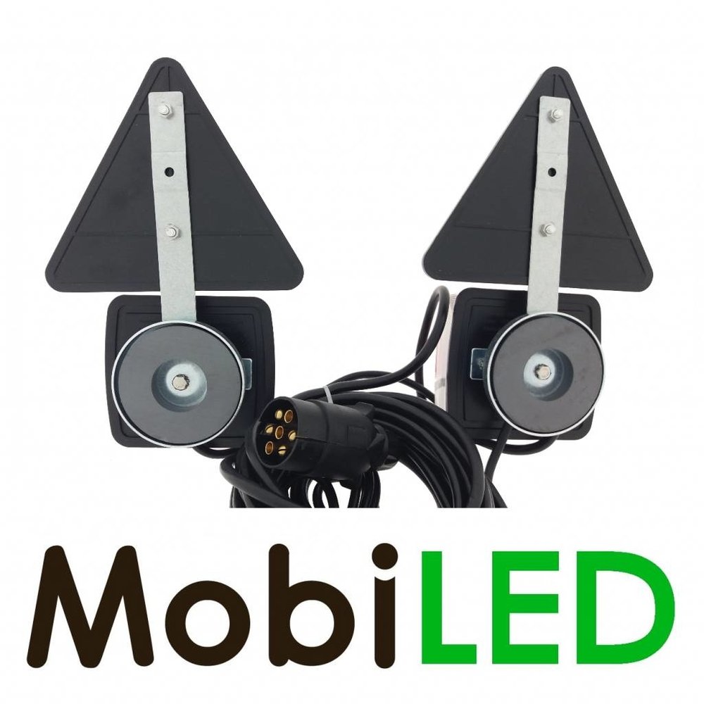 Aanhanger magneet achterlicht set 7,5m kabel 7-polige stekker