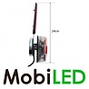 Trailer magnet rear light set 7.5 m cable 7-pin plug