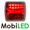 Dynamic rear light Left 3 functions E-mark