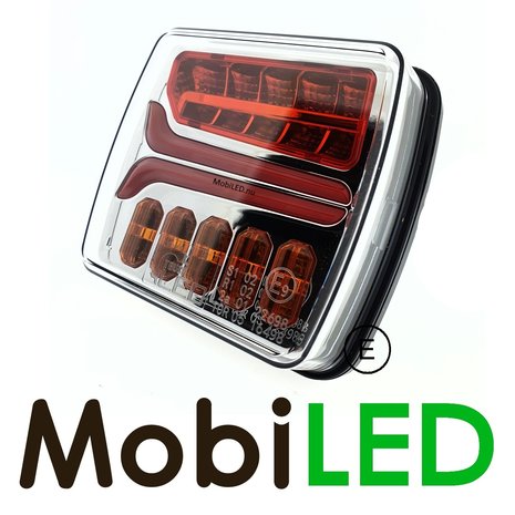 Dynamic rear light Left 3 functions E-mark