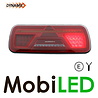 Rear light + pendant 5 functions dynamic with reflector Right
