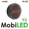 M-LED Feu arrière dynamique rond Hamburger E-marque 9-33 volts 3 fonctions Droit M-LED Feu arrière dynamique rond Hamburger E-marque 9-33 volts 3 fonctions Droit
