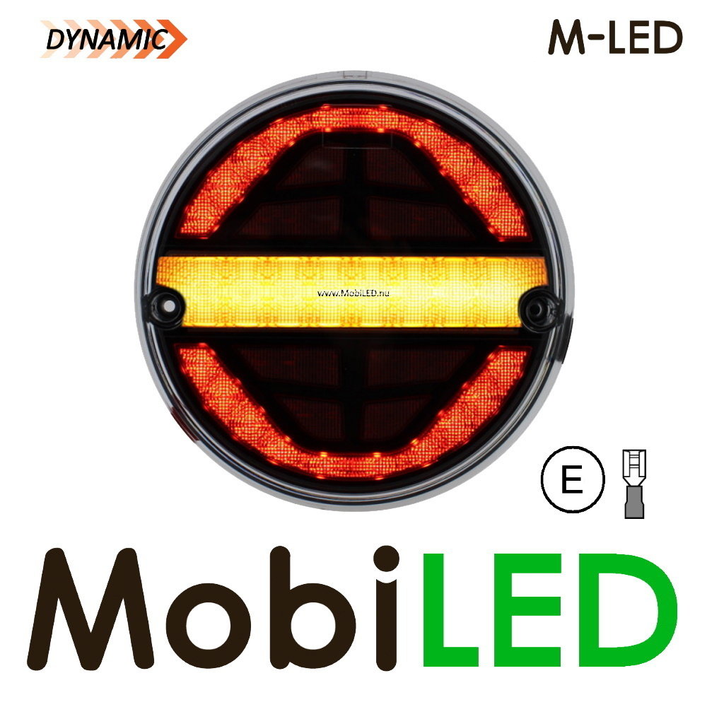 M-LED Dynamic round rear light Hamburger E-mark 9-33 volts 3 functions Right M-LED Dynamic round rear light Hamburger E-mark 9-33 volts 3 functions Right