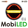 M-LED Feu arrière dynamique rond Hamburger E-marque 9-33 volts 3 fonctions Droit M-LED Feu arrière dynamique rond Hamburger E-marque 9-33 volts 3 fonctions Droit