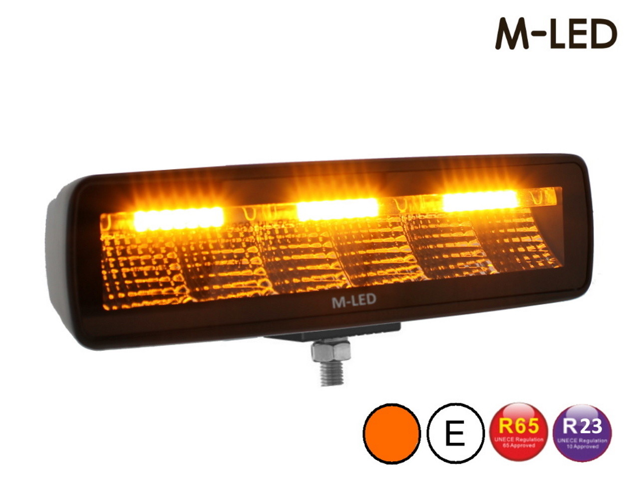 M-LED M-LED Sergeant Dark look, design sans bords avec flash E-marque - Copy M-LED M-LED Sergeant Dark look, design sans bords avec flash E-marque - Copy