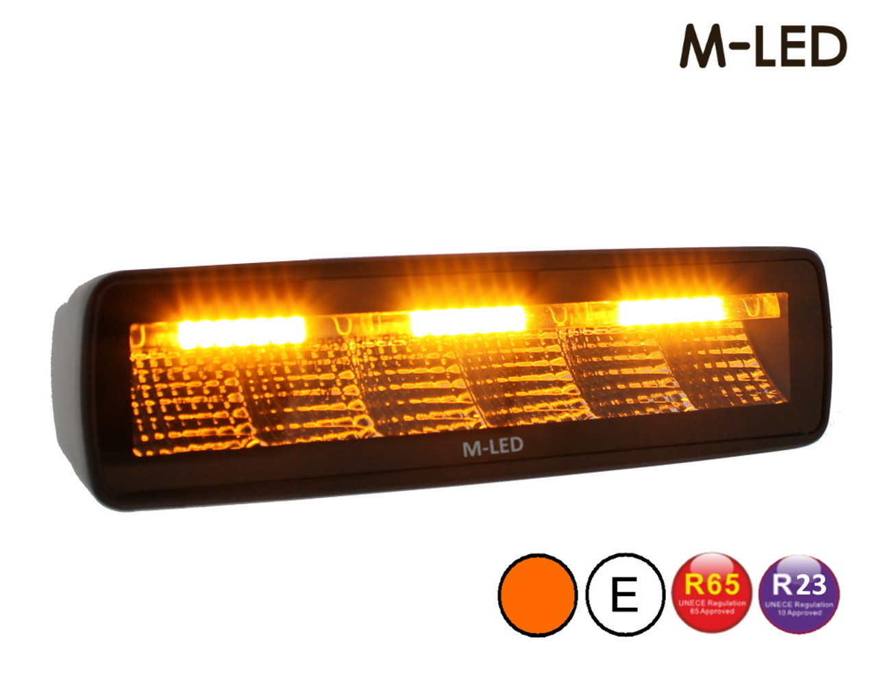 M-LED M-LED Sergeant  Dark look, edge-less design with flash E-mark - Copy