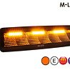 M-LED M-LED Sergeant  Dark look, design sans bords avec flash E-marque - Copy