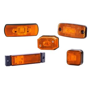 Amber with reflector