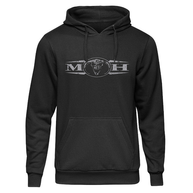 Masters of Hardcore MOH giant grey skull hoodie