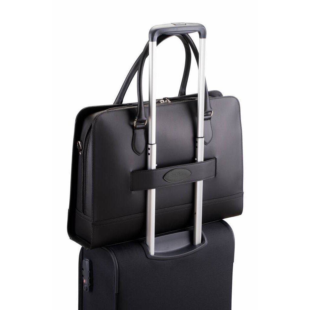 Su.B Amsterdam Travel 15,6 Zoll Laptoptasche für Damen Schwarz