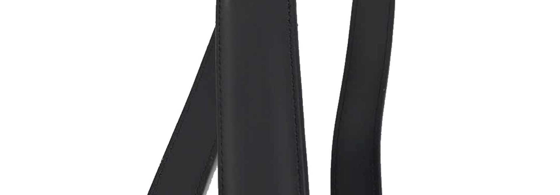 Shoulder Strap for Women 13.3 and 15.6 inch Laptop Bag - Messenger Bag - Split Leather - Black