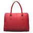 Su.B 13,3 Zoll Laptoptasche ohne Trolleyband fuer Damen - Spaltleder - Damen handtaschen - Henkeltaschen - Weinrot