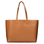 Su.B Leder Shopper für Damen - Umhängetasche, Einkaufstasche - Handtasche - Braun